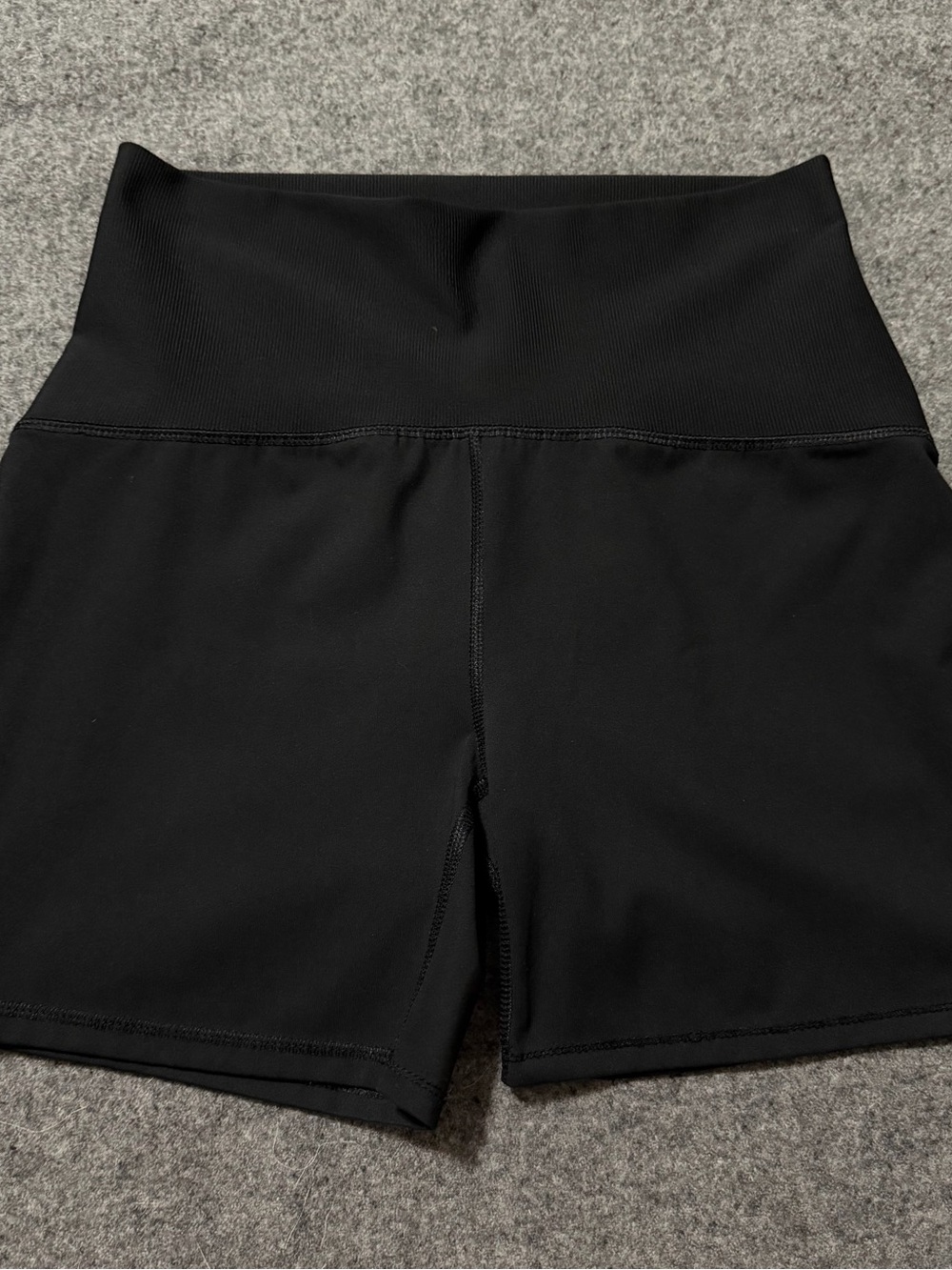 RBX Black High Waisted Activewear Shorts Size Large